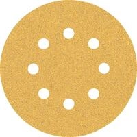 Bosch 5x EXPERT C470 Schleifblatt mit 8 L&ouml;chern (f&uuml;r Farbe auf Holz, Hartholz, &Oslash;