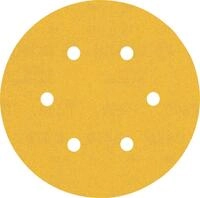 Bosch Accessories Professional 5x Schleifpapier Expert C470 mit 6 L&ouml;chern (f&uuml;r