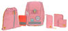 LÄSSIG 7-teiliges Schulranzen Set Kinder/School Set Boxy Unique Pink