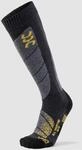 UYN Herren All Mountain Skisocken, grau (Anthracite Melange/Yellow), 39/41