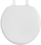 WENKO WC-Sitz Torino XXL, WC-Sitz aus bruchsicherem Duroplast mit extra breiter und