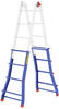 Pratic 4+4 Painted Steel Telescopic Ladder