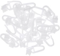Gardinia X-Gelenkgleiter inklusive Faltenlegehaken, 25 St&uuml;ck, Kunststoff,...