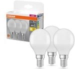 Osram LED Base Classic P Lampe, 5 W, Ersatz f&uuml;r 40-W-Gl&uuml;hbirne, Warmwei&szlig;, 3er pack