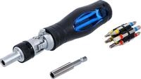 BGS Gelenk-Schraubendreher-Bit-Satz - mit Ratschen-Drehgriff 70053