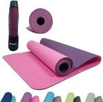 Bicolor Yogamatte, Purple-Pink, 4mm, PVC-frei, im Carrybag