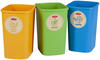 CURVER Eco Friendly 3er-Set Mülltrennungssystem Mülleimer Mülltrennung...