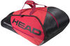 HEAD Unisex – Erwachsene Tour Team Tennistasche, schwarz/rot, 12R