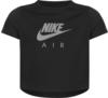 Nike Unisex Kinder NSW Crop Air T-Shirt, Schwarz, S