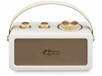Sangean RA-101 Akku-Radio FM Bluetooth®, AUX wiederaufladbar Ivory, Gold