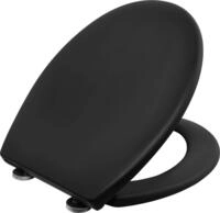 Cornat WC-Sitz Aedo - Black Edition - Pflegeleichter Duroplast - Quick up & Clean