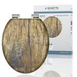 SCH&Uuml;TTE WC-Sitz Holzkern SOLID WOOD, Toilettensitz mit Absenkautomatik,...
