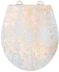 WENKO WC-Sitz Mod. Agate, Toilettensitz aus antibakteriellem Duroplast mit
