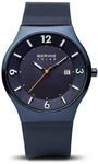 Bering Herren Solar Uhr | Armbanduhr 40 mm Edelstahlgeh&auml;use und Zifferblatt 