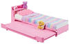 BARBIE Zubehör - Schlafenszeit-Spielset mit Bett, Matratze, Kissen, Decke,