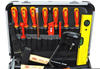 FAMEX 478-10 Profi Alu Werkzeugkoffer mit hochwertigem Werkzeug Set für den