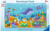 Ravensburger Kinderpuzzle - Tierkinder unter Wasser - 15 Teile Rahmenpuzzle für