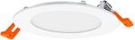 LEDVANCE LED SPOT INTEGRATED SLIM &Oslash; 12cm, runder Einbaudecken Spot f&uuml;r den