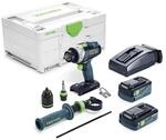 Festool Akku-Bohrschrauber TDC 18/4 5,0/4,0 I-Plus QUADRIVE (mit Akkupacks,
