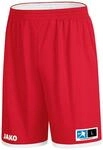 JAKO Kinder Wendeshorts Change 2.0, Sportrot/Wei&szlig;, XS