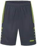 JAKO Herren Sporthose Allround, Anthrazit/Lemon, XL