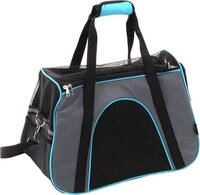 Hundetasche - Tragetasche Leona Grau &ndash; 44x24x29cm &ndash; Polyester &ndash; reflektierend
