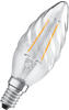Osram Filament LED Lampe mit E14 Sockel, Warmweiss (2700 K), Kerzenform...