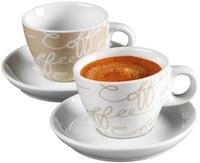 Ritzenhoff & Breker Espresso-Set Cornello, Creme, 80ml, 2 St&uuml;ck (1er Pack)