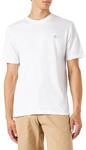 Marc OߴPolo Herren T-Shirt aus Bio-Baumwolle mit Rundhalsausschnitt, Wei&szlig; (White),
