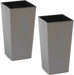 Siena Garden Eco Nizza 2er Set 25cm grau