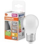 OSRAM LED Lampe mit E27 Sockel, Warmweiss (2700K), Tropfenform, 5.5W, Ersatz...