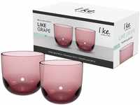 Villeroy & Boch – Like Grape Wasserglas Set 2 Teilig Im Pink Look, Farbglas...
