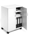 Durable Multifunktionswagen 74/53 geschlossen, wei&szlig;, 311502