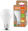 OSRAM LED Stromsparlampe, Matte Birne aus Glas mit E27 Sockel, Warmweiß...
