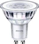 Philips LED Classic GU10 Lampe, 35 W, Reflektor, silber, kaltwei&szlig;, Nicht...