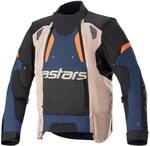 Alpinestars Halo Drystar Motorrad Textiljacke (Blue/Beige,M)