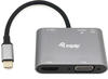 Equip 133483 USB-C Multifunktionsadapter 5-in-1-USB-C-zu-HDMI/VGA/USB...
