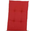 Siena Garden MIRACH Sesselauflage 120 cm Dessin Uni rot, 100% Baumwolle