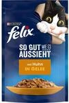 FELIX So gut wie es aussieht Senior in Gelee, mit Huhn, 26 x 85g | Katzenfutter...