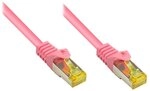 Good Connections RJ45 Ethernet LAN Patchkabel mit Cat. 7 Rohkabel und...