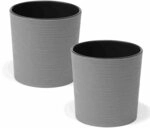 Siena Garden Eco Lens 2er Set 30 cm grau