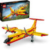 LEGO Technic Löschflugzeug Feuerwehr-Flugzeug-Spielzeug als Geschenk-Idee für