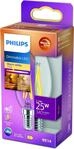 Philips LED Classic E14 Filament Lampe Warm Glow (25 W), dimmbare LED Lampe mit