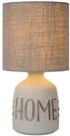 LUCIDE COSBY - Tischlampe - &Oslash; 16,5 cm - 1xE14 - Grau