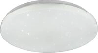 Reality Leuchten LED Deckenleuchte Kira R62381100, Kunststoff wei&szlig;, inkl. 18...