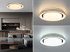 Reality Leuchten LED Deckenleuchte Atria R67041032, Kunststoff weiß/schwarz,...