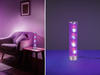 Reality Leuchten LED Tischleuchte Rico R52811001, Kunststoff weiß,chromfarbig,