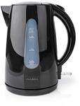 Wasserkocher - 1.7 l - Plastik - Schwarz - Um 360 Grad drehbar - Verdecktes
