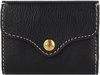 Fossil Brieftasche für Frauen Heritage, Leder Trifold schwarz L 9,8 cm, B 2,2...