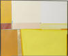 Kare Design Bild mit Rahmen Abstract Shapes Gelb, Leinwand, Wanddekoration,